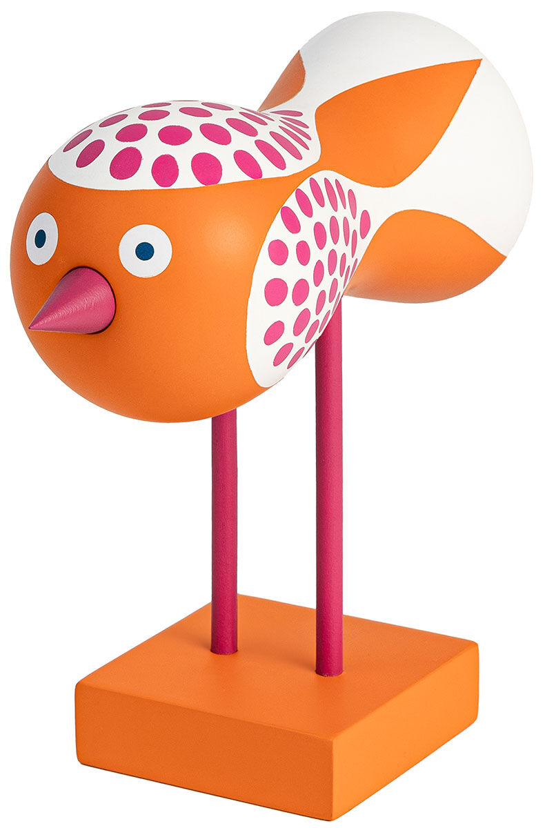 Decorative object "Birds 1967 (Dove of Peace 8)", wood - Design Lisa Larson by Design House Stockholm