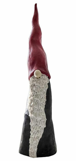 Gnome "Tomtar big XL" (hauteur 75 cm), moulé et peint à la main von Ruth Vetter