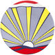 Plato de porcelana "Amanecer" (1965) de Roy Lichtenstein