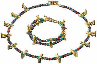 Egyptian Bastet Jewellery Set