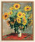 Bild "Sonnenblumen" (1880), gerahmt