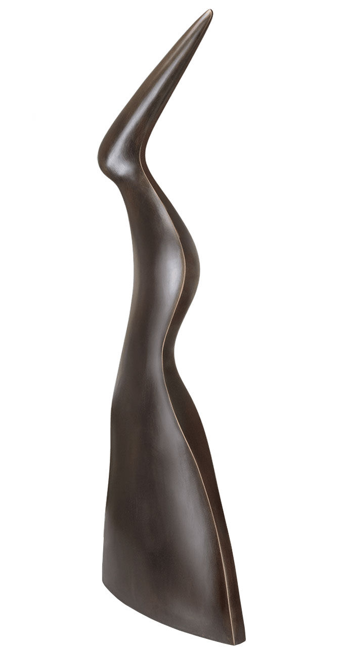 Escultura "Guardian", bronce de Monika Wex