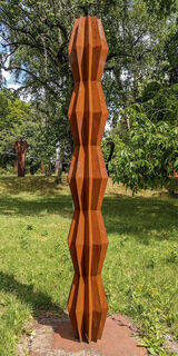 Sculpture "Dedicato Brancusi" (2017) (Unique piece), steel