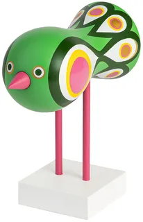 Decorative object "Birds 1967 (Dove of Peace 2)", wood - Design Lisa Larson