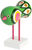 Decorative object "Birds 1967 (Dove of Peace 2)", wood - Design Lisa Larson