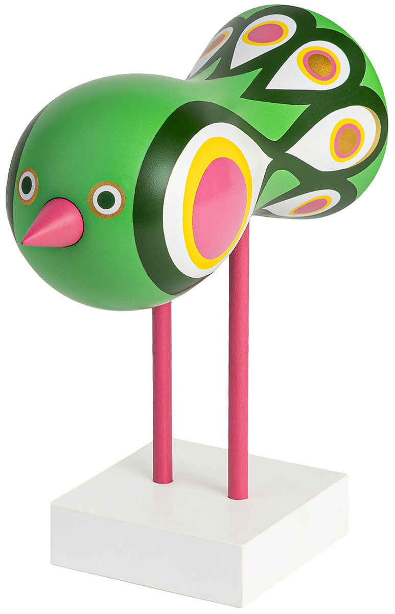 Decorative object "Birds 1967 (Dove of Peace 2)", wood - Design Lisa Larson by Design House Stockholm