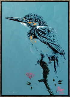 Picture "Series Bright Spot | Kingfisher I" (2022) (Unique piece)