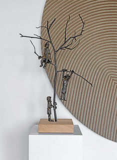 Socha "Strom radosti", bronz od Freddy de Waele