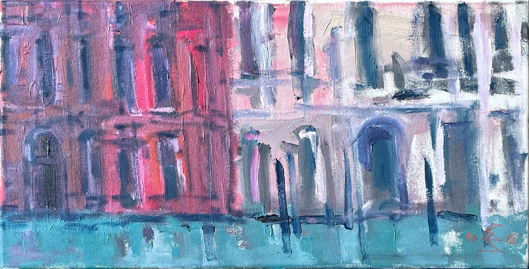 Bild ”Venedig” (2012) (Unikt exemplar) av Wolf Bertram Becker