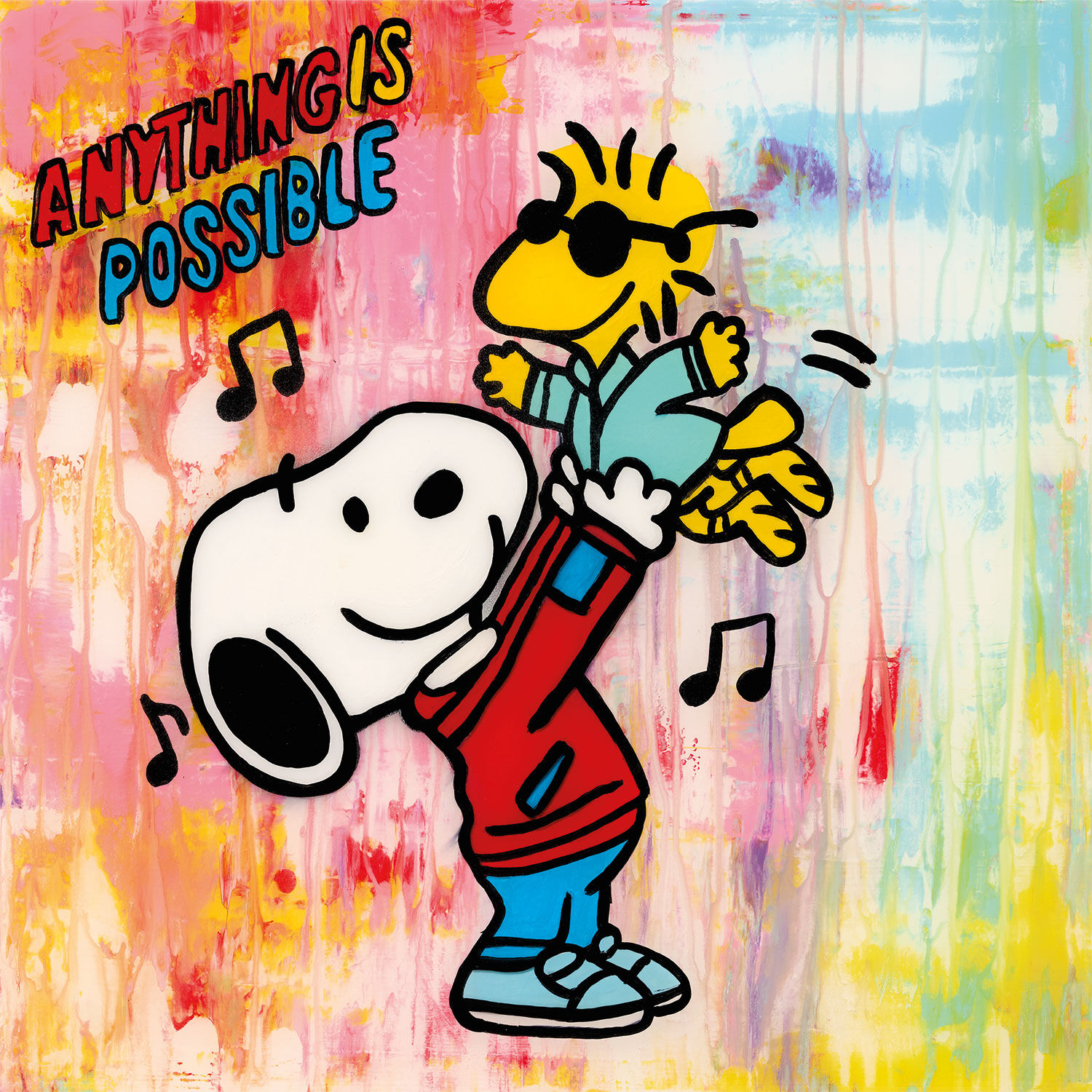 Quadro "ANYTHING IS POSSIBLE" (2026) di Michael Pfannschmidt