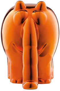 Skulptur "Ottifant", Version in Kunstguss Metallic-Orange von Otto Waalkes