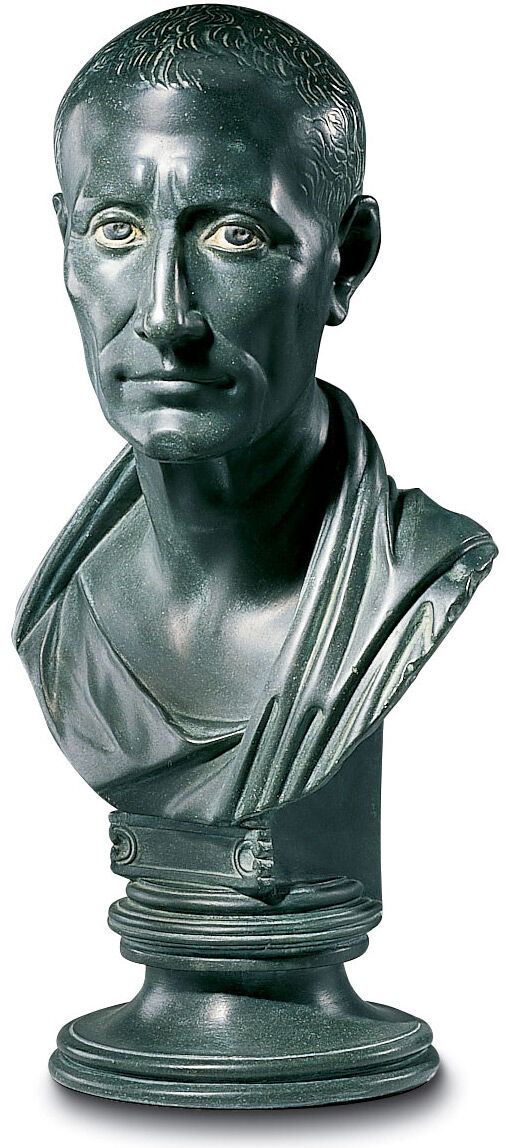 Buste "Gaius Julius Cæsar", støbt