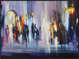 Schilderij "Drie wensen" (2022), ingelijst