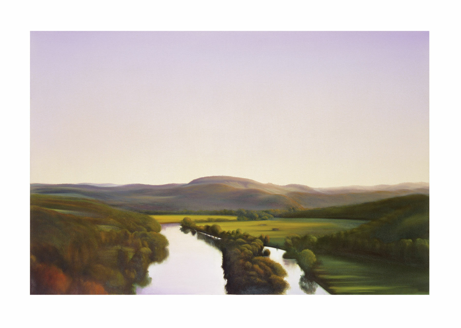 Picture "Ruhr Valley Landscape", unframed by Johann Hinger