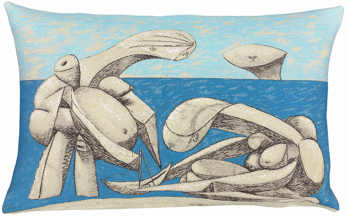 Cushion cover "Bathing" (1937) by Pablo Picasso