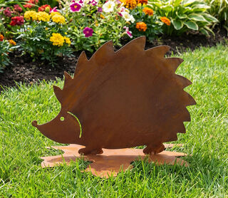 Gartenfigur / Silhouette "Igel"