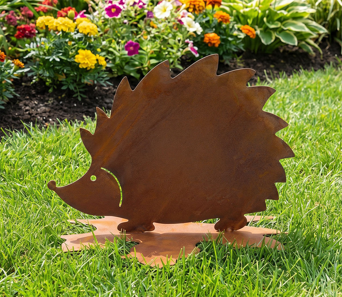 Gartenfigur / Silhouette "Igel"