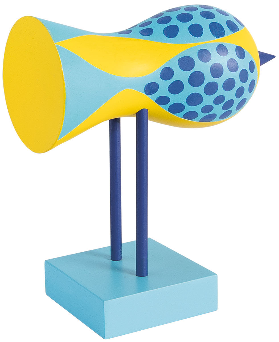 Decorative object "Birds 1967 (Dove of Peace 5)", wood - Design Lisa Larson by Design House Stockholm