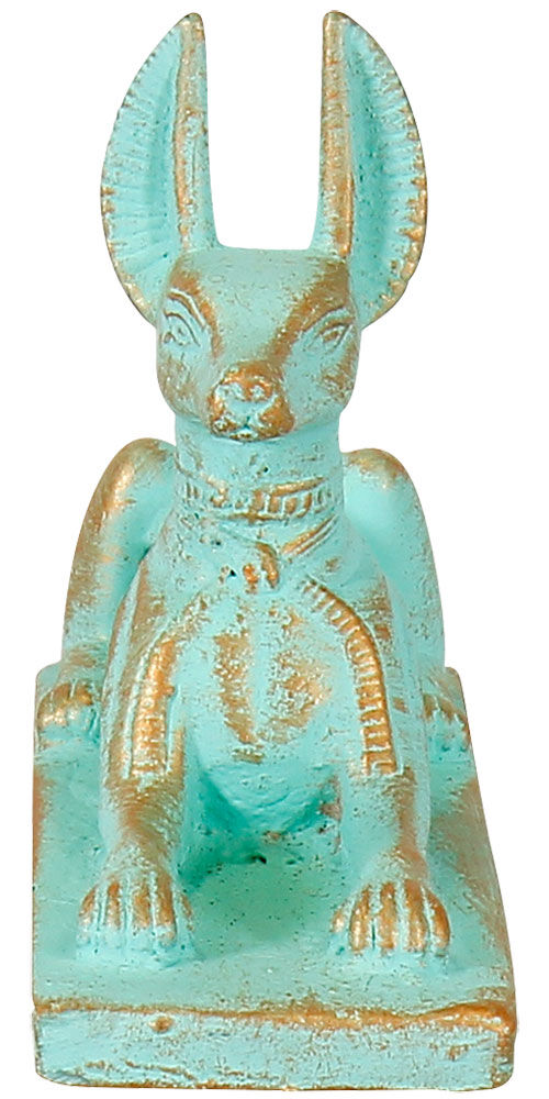 Skulptur "Liegender Anubis", Kunstguss