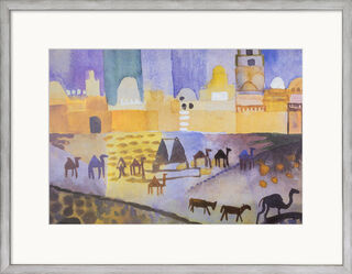 Picture "Kairouan I" (1914), framed