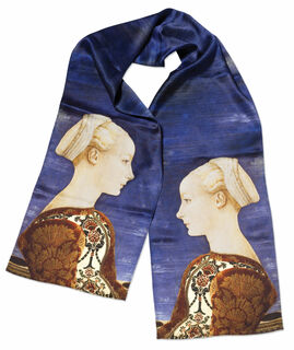 Zijden sjaal "Portret van een jonge vrouw" von Antonio del Pollaiuolo