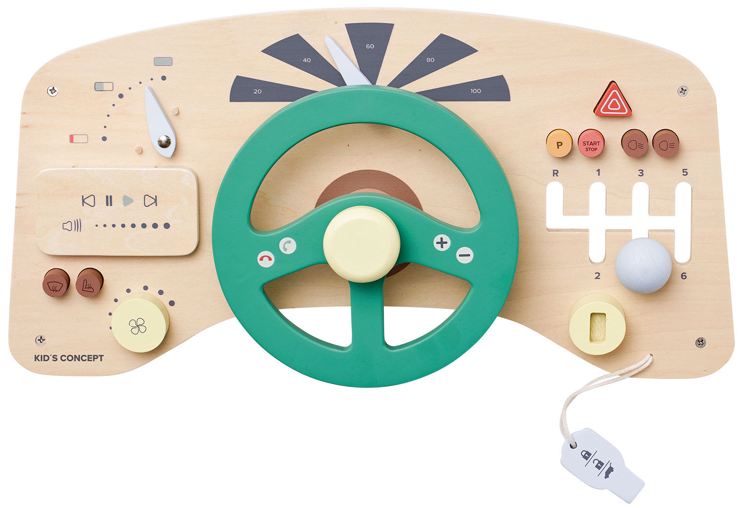 Tablero Ride-On "Coche Aiden" (para niños a partir de 18 meses) de Kid's Concept