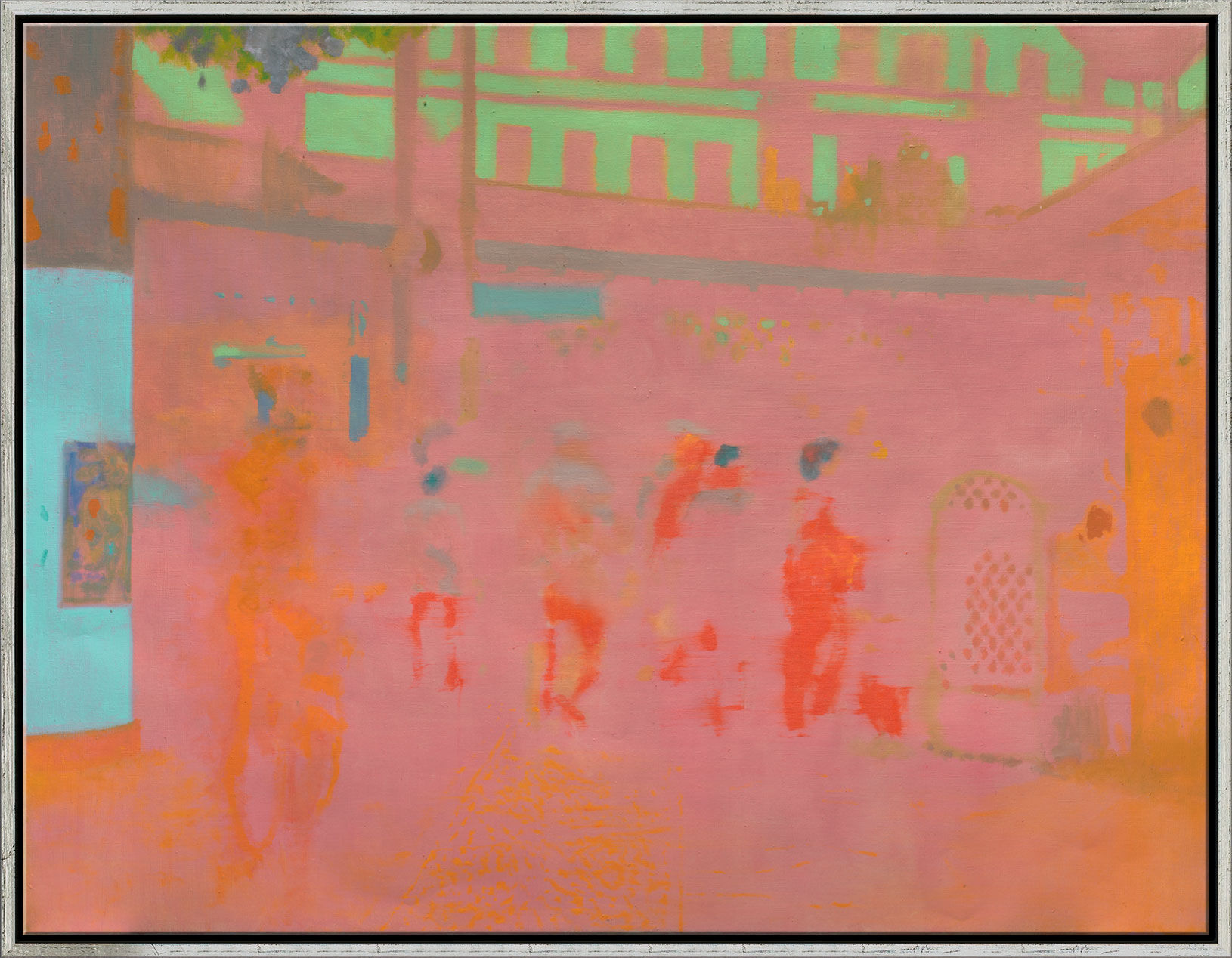 Bild "Quintett Red" (2009) (Original / Unikat), gerahmt von Jens Wohlrab