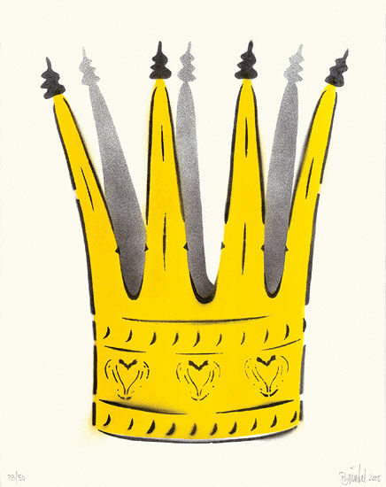 Beeld "Royal Crown Banana" (2005) von Thomas Baumgärtel