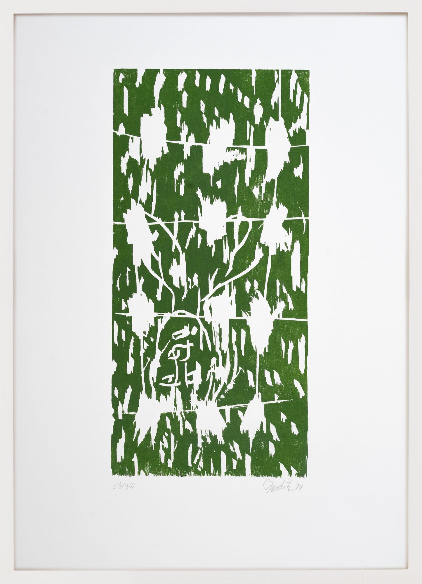 Bild "Grün IV" (1990) von Georg Baselitz