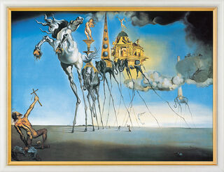 Picture "The Temptation of St. Anthony" (1946), framed by Salvador Dalí