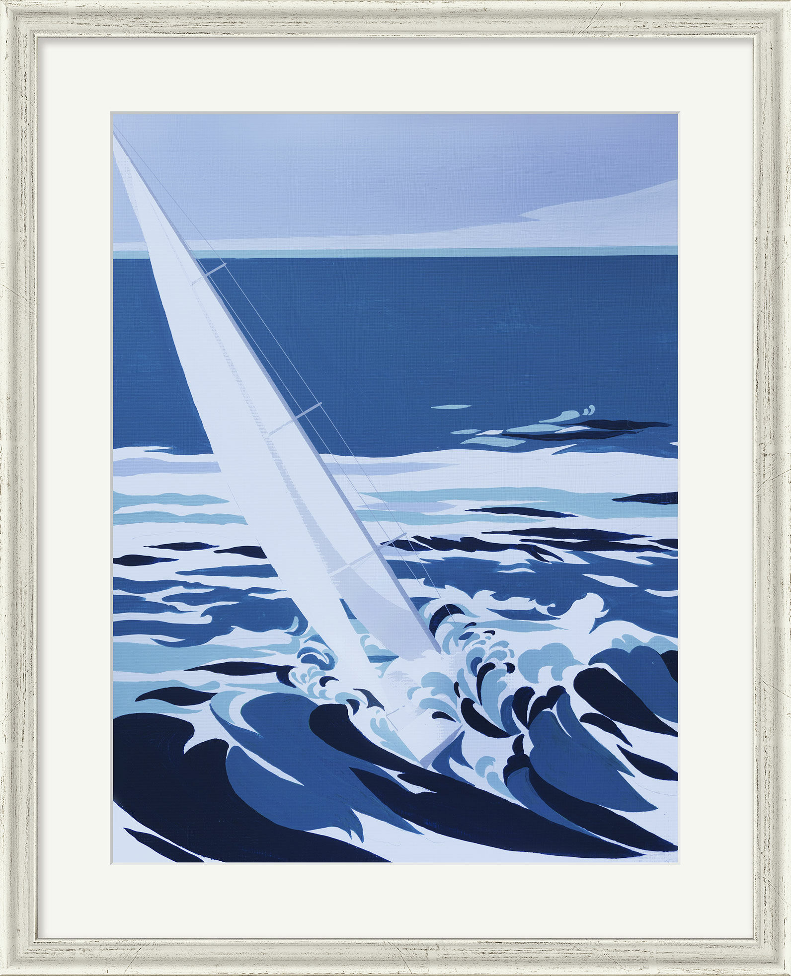 Picture "Sail I", framed by Alf Bartels