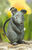 Tuinbeeld "Muis, Staand", brons