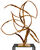 Sculpture "Icarus Gold" (2019) (Pièce unique).