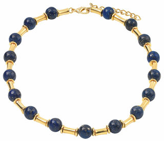 Necklace "Pharaoh Blue" with lapis lazuli by Petra Waszak