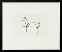Tableau « The Horse - Le Cheval », encadré