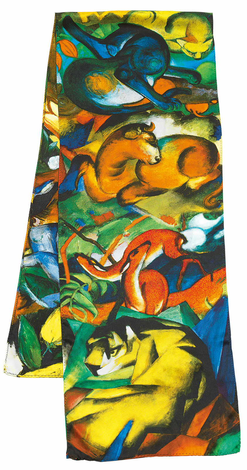 Silk scarf "Homage to Franz Marc" by Franz Marc
