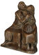 Skulptur "Kyssgrupp I" (1921), brons av Ernst Barlach