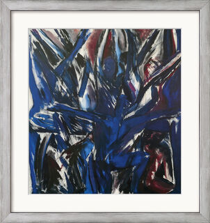 Obraz "Blue Rhythm", zarámováno