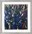 Cuadro "Ritmo Azul", enmarcado