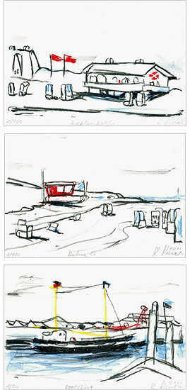 Picture series "Small Sylt Trilogy" (2011), unframed by Karsten Kusch