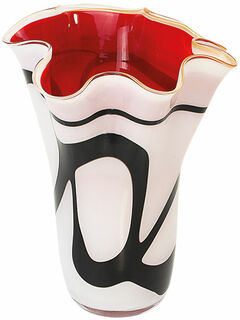 Glass vase "Firedance"