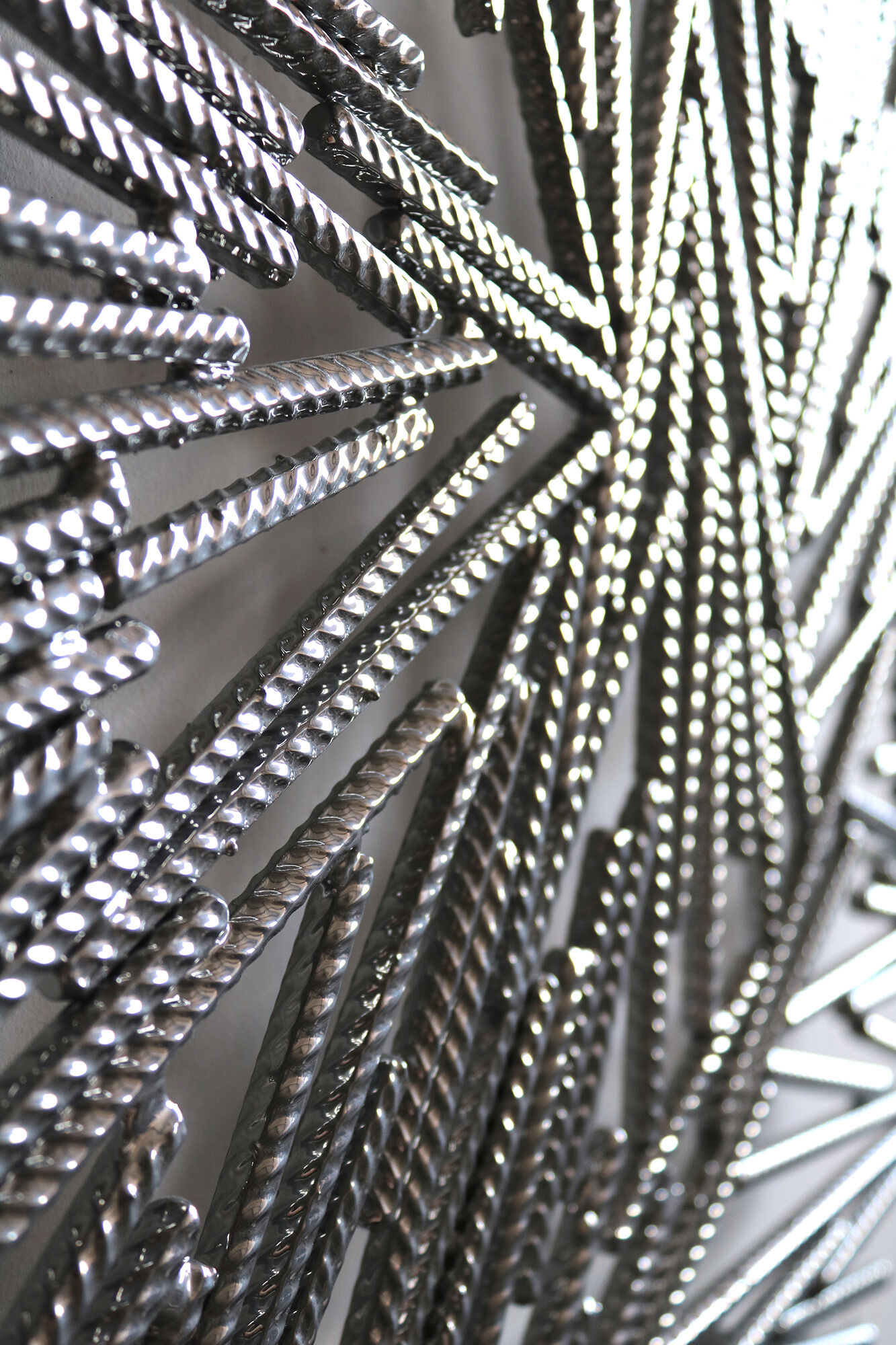 Oggetto da parete "Fragment Chrome" (2024) (Pezzo unico) di Christine Liebich