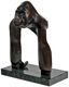 Skulptur "Berggorilla", Bronze von Marcus Meyer
