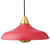 Ceiling lamp "Urban Wide Raspberry Red"