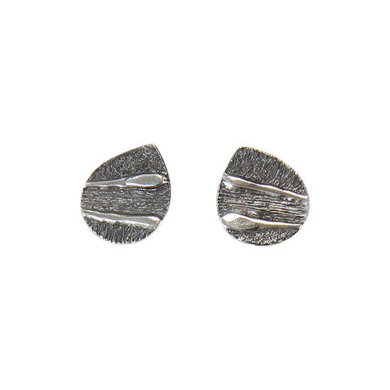 Oorbellen "Grey Moon"