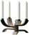 Candelabro de 4 brazos "Nordic Light" (flexible, sin velas), versión en negro