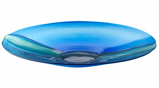 Glass bowl "Symphony in Blue"