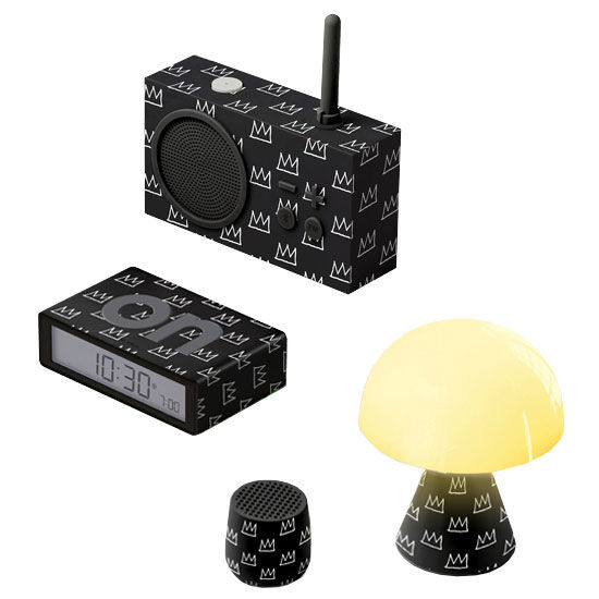 4-teiliges Geschenkset "Jean-Michel Basquiat Crown", kabellos von Lexon