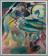 Billede "Billede med en cirkel" (1911) - LITO Masters, indrammet af Wassily Kandinsky