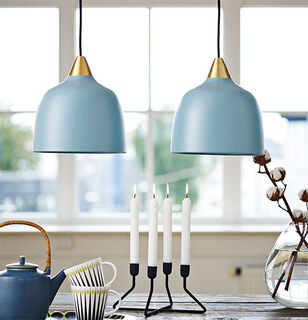 Plafondlamp "Urban Mineral Blue" van Superliving